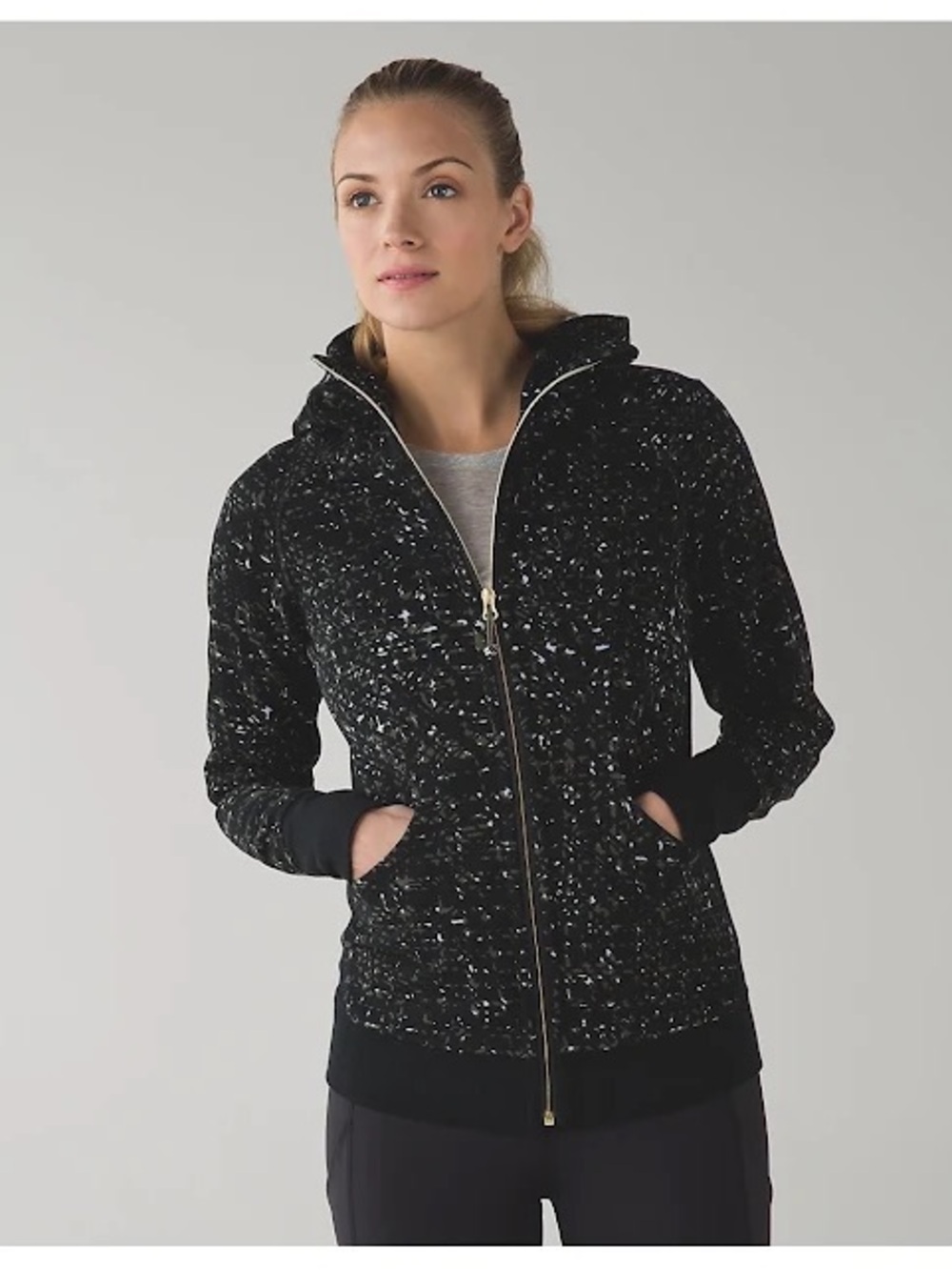 Lululemon Scuba Hoodie Size 4 in Swift Current Fatigue Light Cotton Fleece